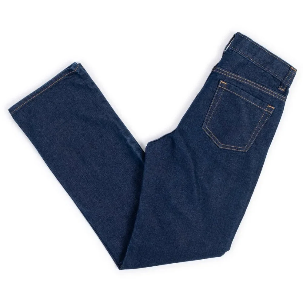 OLD NAVY Straight dark blue jeans size 14
